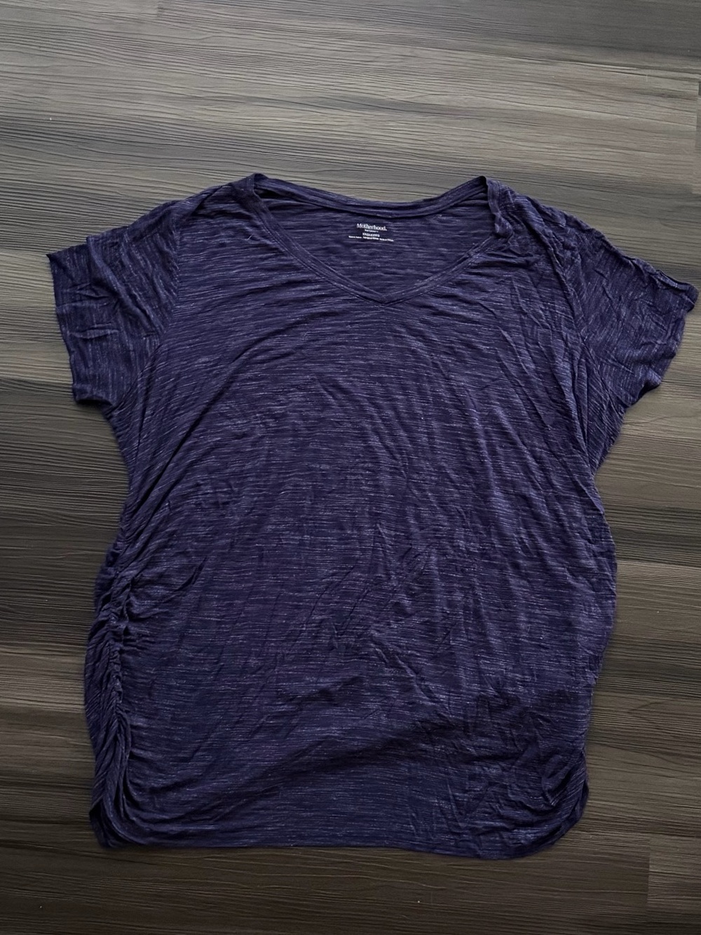 Motherhood maternity plus size side ruched shirt size 3X